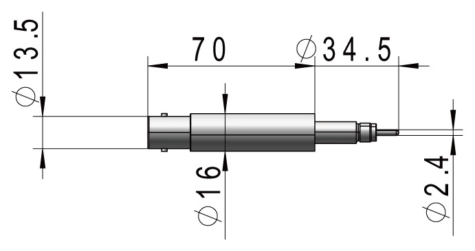 SMA Coaxial Vacuum Feedthrough | 50 Ω, 1 GHz UHV
